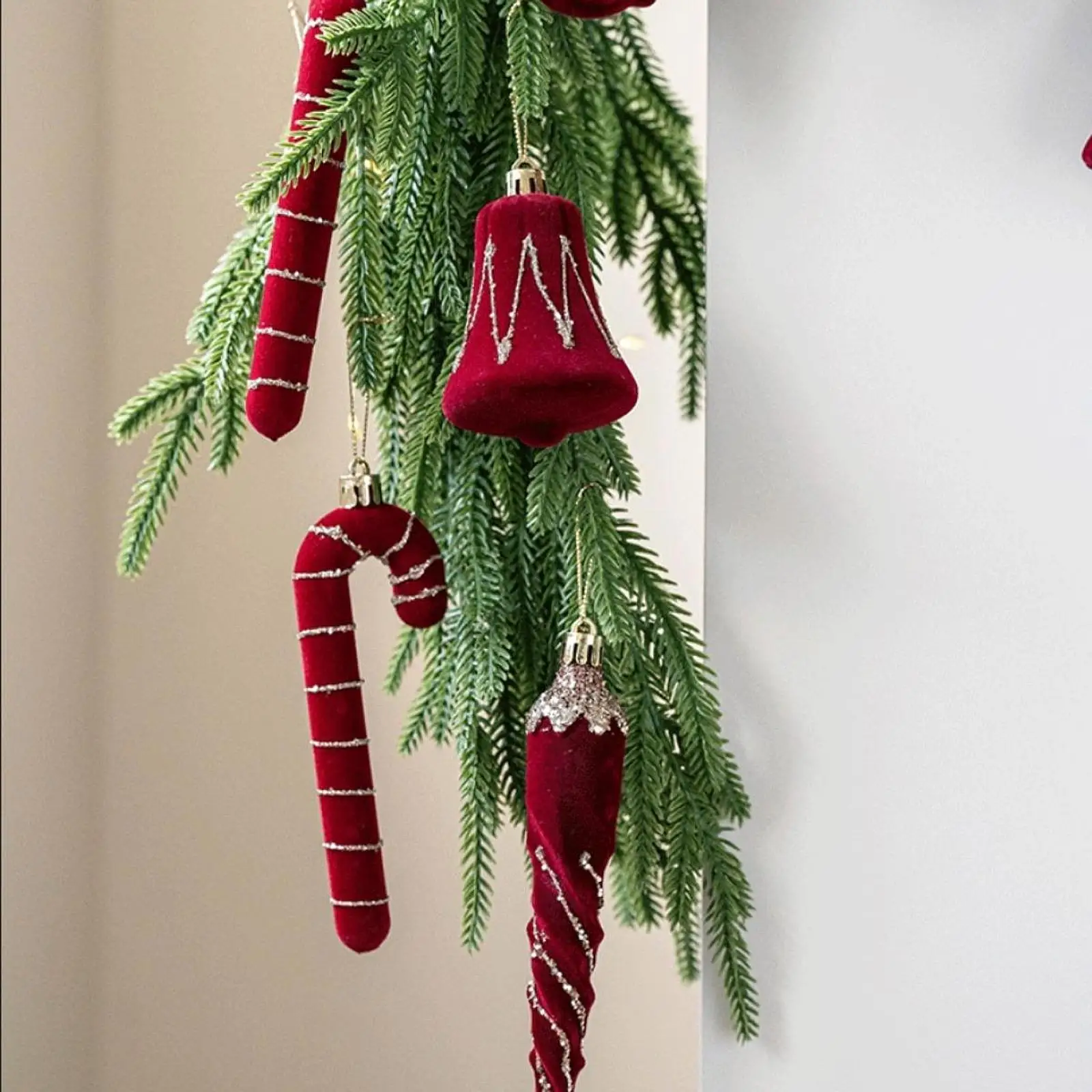 2 Pieces Christmas Tree Hanging Decorations Party Supplies Photo Props Pendants Christmas Baubles for Fireplace Outdoor New Year 2 Pieces Christmas Tree Hanging Decorations Party Supplies Photo Props Pendants Christmas Baubles for Fireplace Outdoor New Year