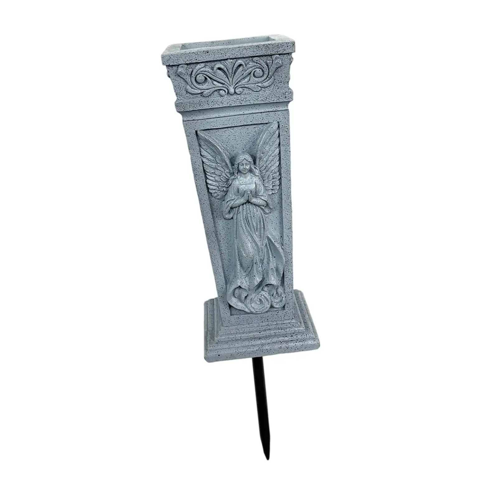 Cemetery Grave Flower Vase Funeral Flower Holder Practical Outdoor with Stake