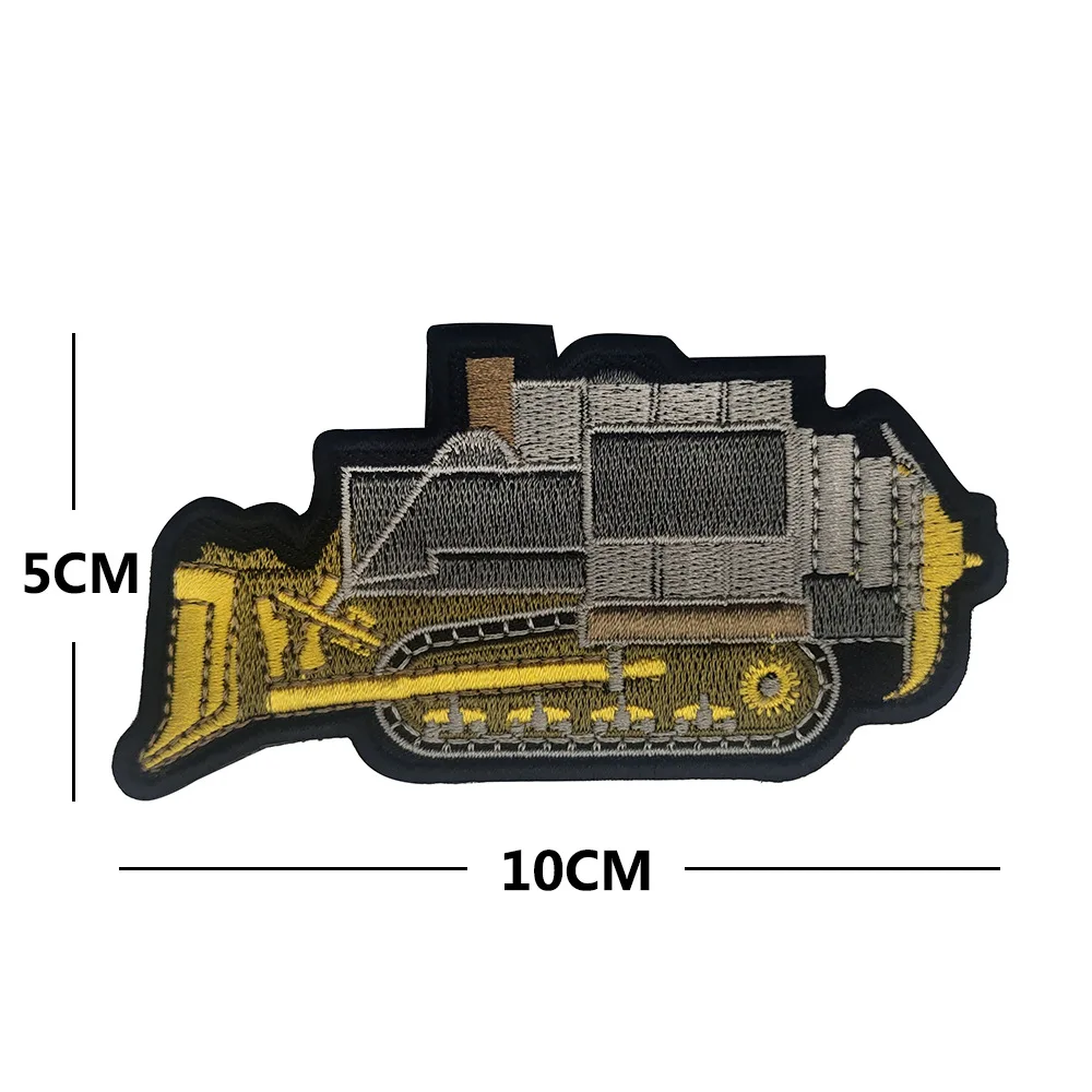 No marcan en mí parche bordado brazalete insignia aplique adorno Bulldozer parches bordados tácticos militares - imagen 5