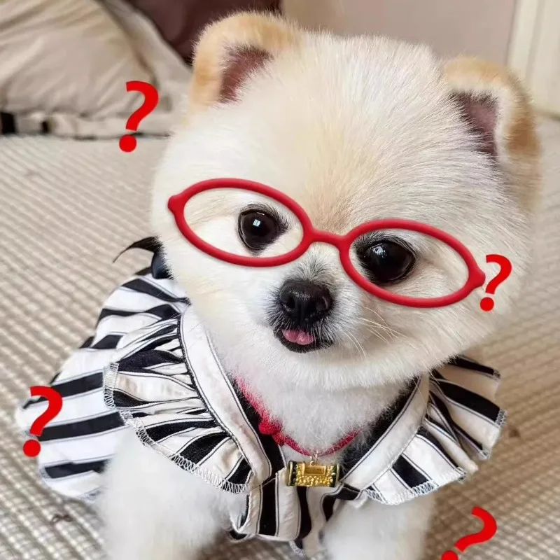 Vestido de verano a rayas para mascotas Ins, chaleco para gatos a la moda, vestido con tirantes y lazo a rayas, vestidos para perros pequeños, ropa para cachorros - imagen 3