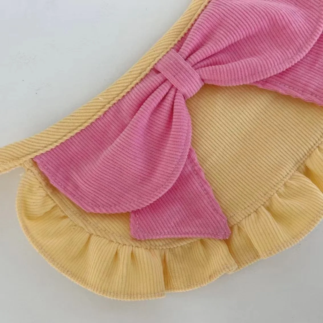 Babero con lazo para mascota, toalla de bolsillo para cachorro, Chihuahua, Yorkshire, chal, suministros para perros - imagen 4