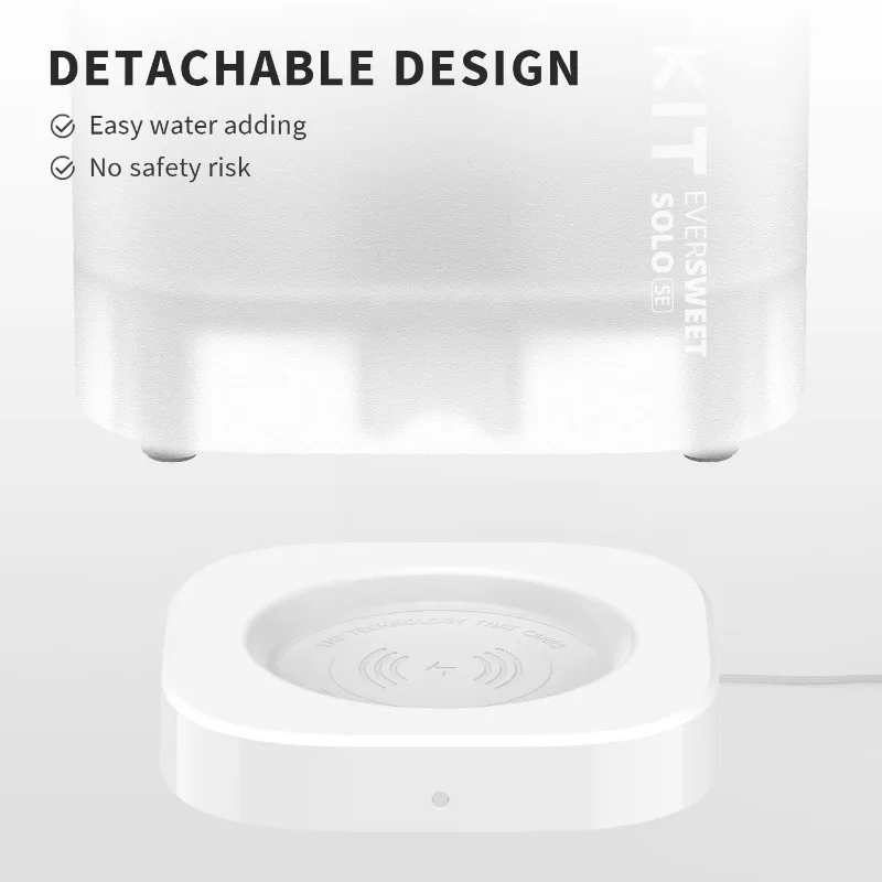 PETKIT EVERSWEET SOLO SE Luz LED inteligente Fuente de agua para gatos Perros pequeños Gatos Dispensador de agua para mascotas con filtro Comederos ultrasilenciosos