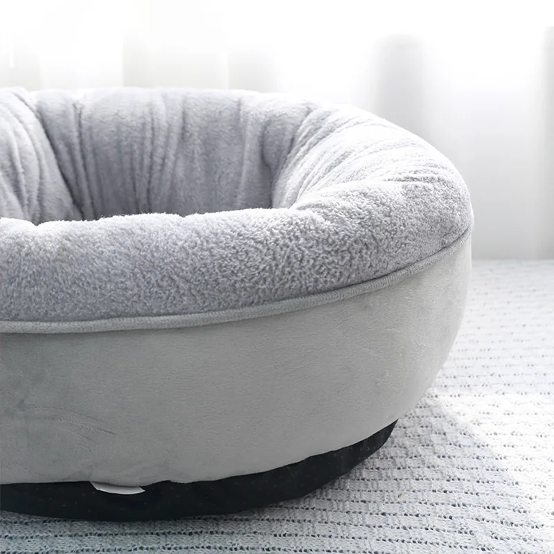 Sofá cama redondo para perros de 35/45/55cm, cama para dormir cálida para gatos, cama suave y cómoda para mascotas, accesorios para perros pequeños y gatos - imagen 5