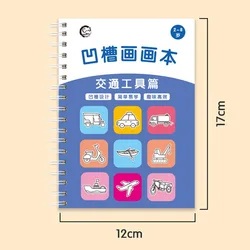 Cuaderno aprende a dibujar para niños – Con ranuras