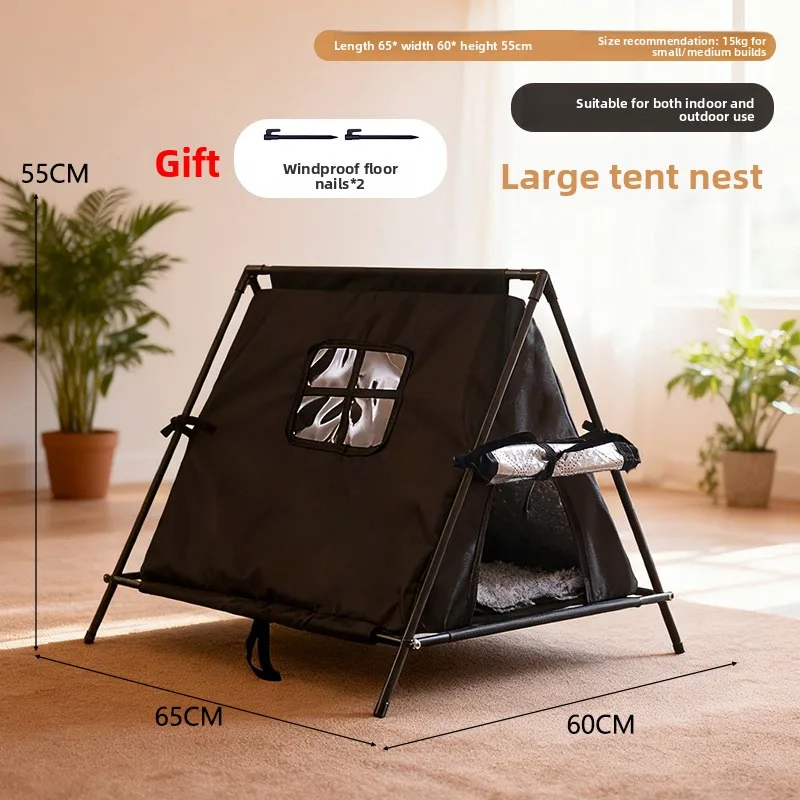 Casa cálida para gatos callejeros – Impermeable y resistente al viento - imagen 2