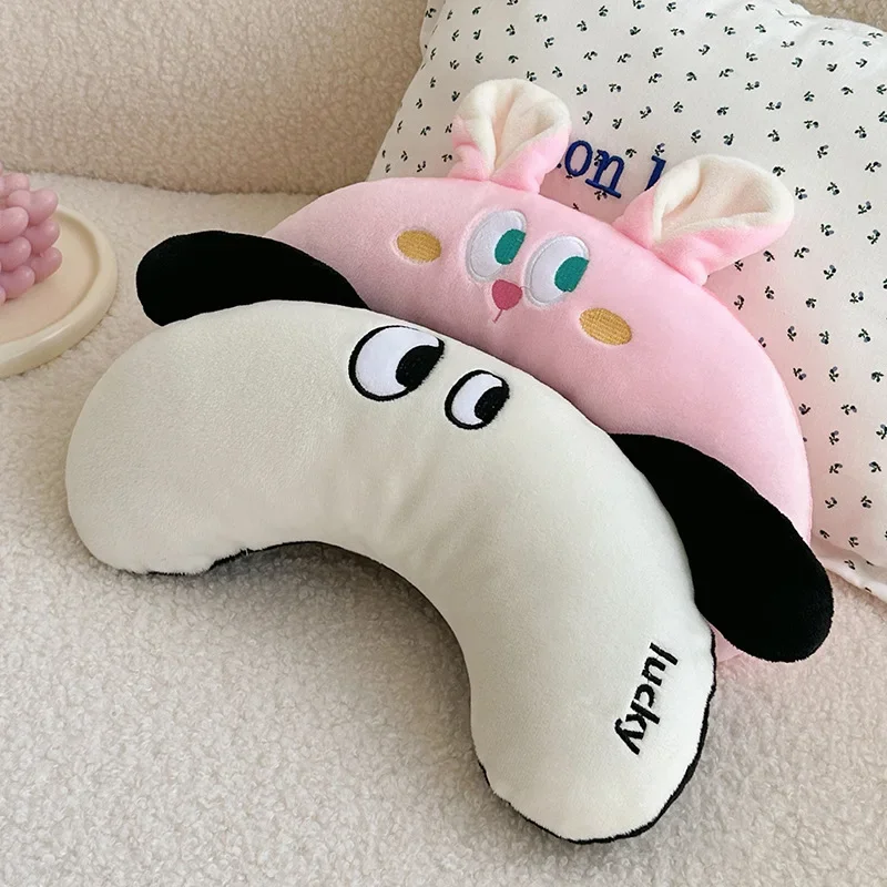 Almohada en forma de U para mascotas, juguete de protección para el cuello, sueño profundo, luna creciente, accesorios para perrera - imagen 3