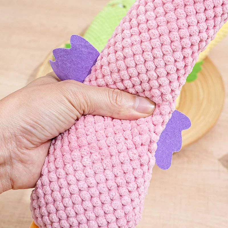 Juguetes peluche verduras para perros pequeños y medianos – Masticar - imagen 2