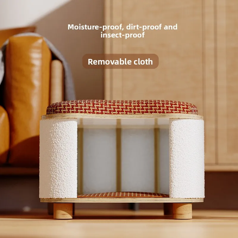 Cama refrescante de madera para gatos – Ideal verano - imagen 4