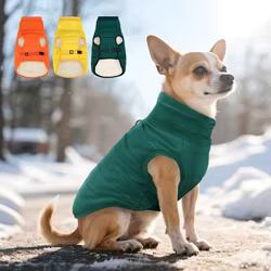 Ropa cálida para perros, ropa gruesa de algodón para mascotas, abrigo acolchado de piel suave para perros, chaqueta, ropa para perros pequeños y medianos, gatos, Chihuahua