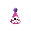 Purple Hat Skull 