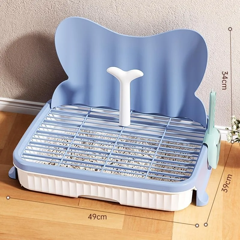 Inodoro para perros, orinal desmontable a prueba de fugas para mascotas con catéter urinario simulado, rejilla antideslizante, almohadilla para orina, Material pp impermeable - imagen 2