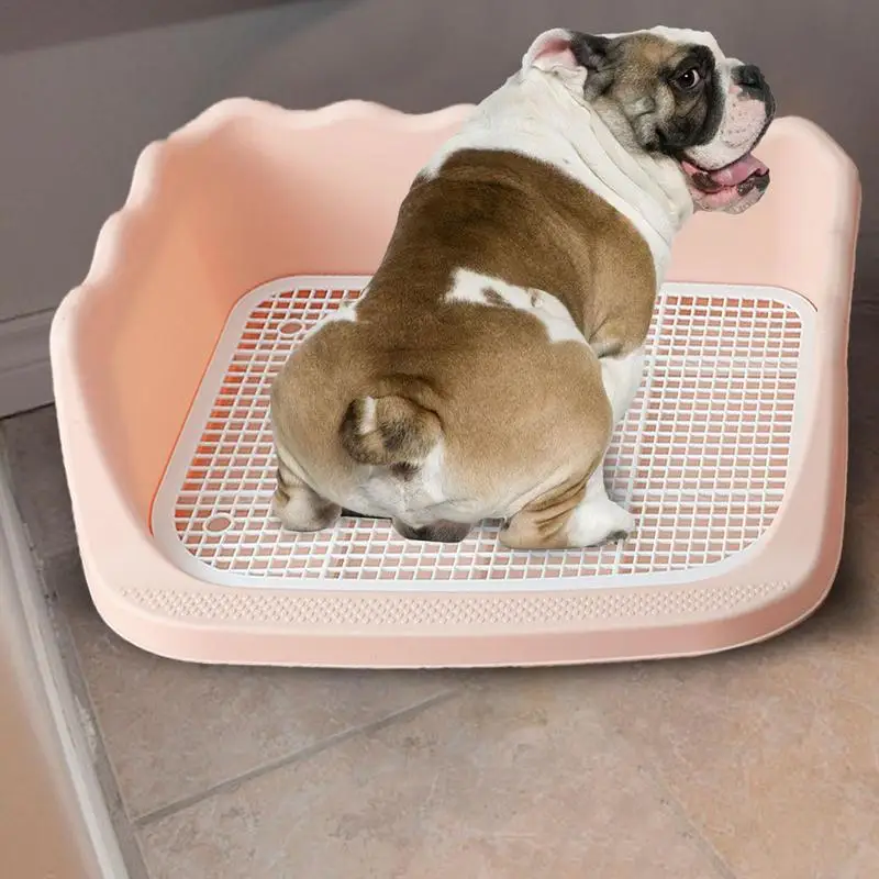 Bandeja portátil de entrenamiento para perros, orinal reutilizable con protección para pared, mantiene las patas secas y el suelo limpio, suministros para mascotas - imagen 2