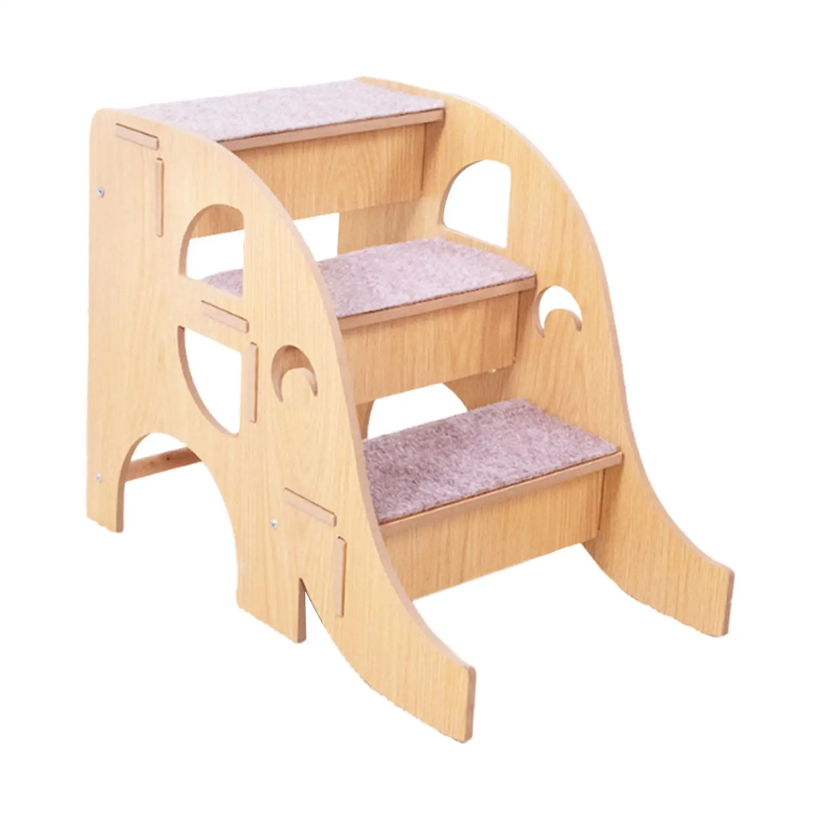 3 Step Dog Step Dog Indoor Ramp Dog Ladder Cat Stairs for Chair Car High Bed Indoor
