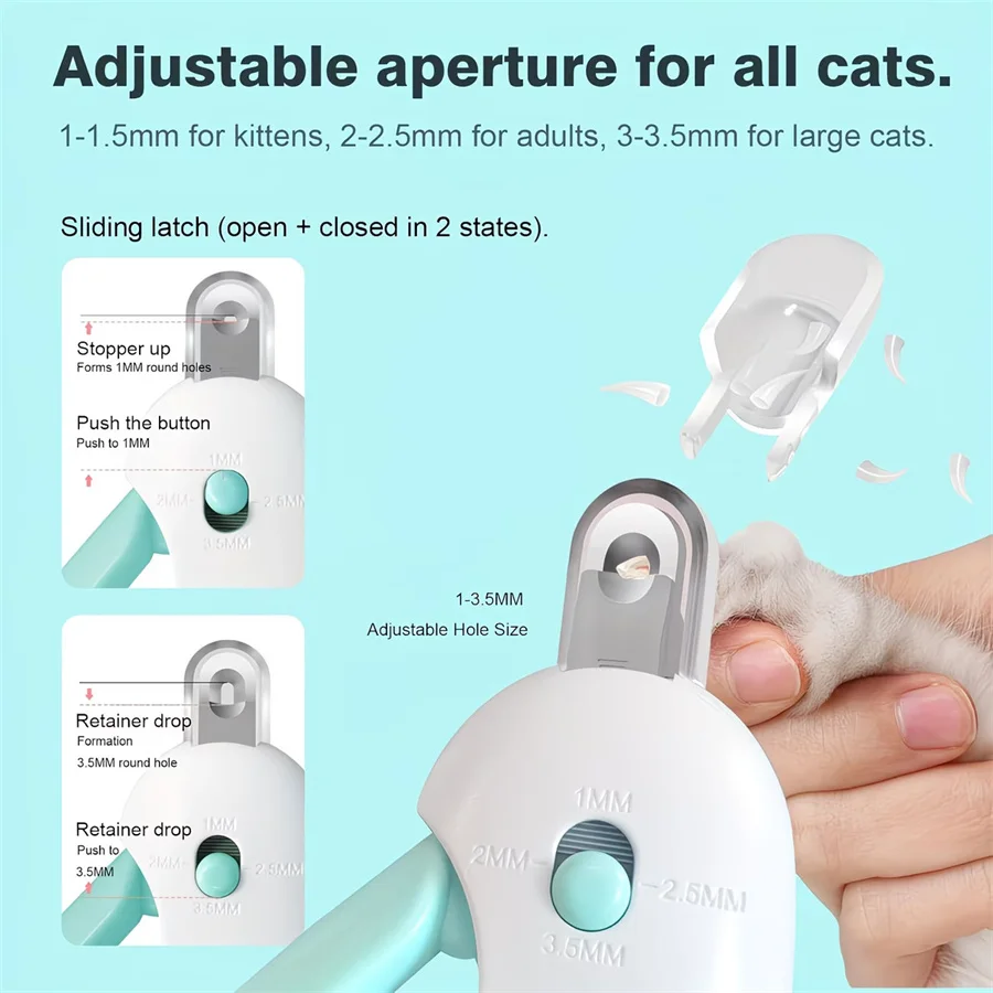 Cortaúñas para gatos y perros – Cómodo, preciso y seguro - imagen 4