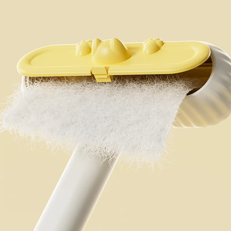 Cepillo de depilación para mascotas con mango largo, rodillo multifuncional para quitar el pelo de mascotas, limpiador Manual de pelo de gato, suministros de limpieza del hogar - imagen 5