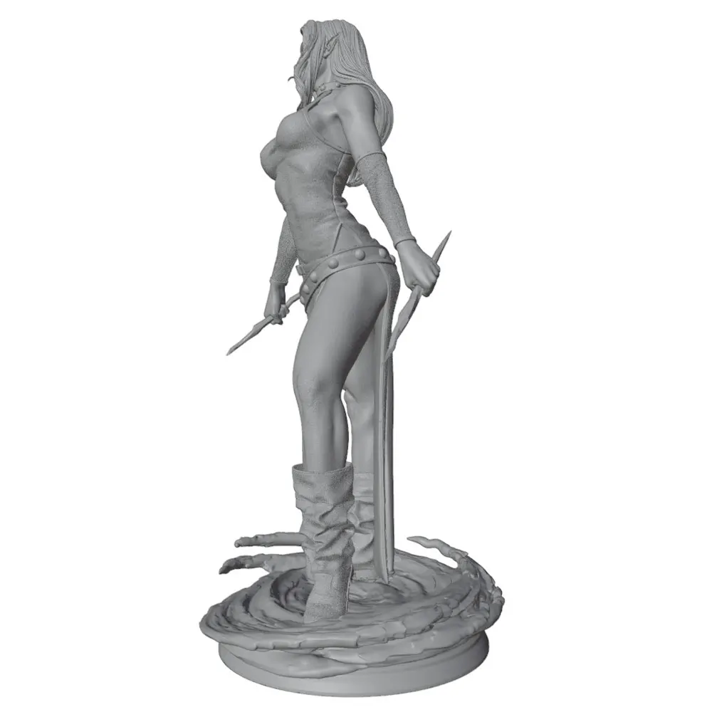 Kit miniaturas resina warrior para pintar y montar – Figuras DIY coleccionable - imagen 3