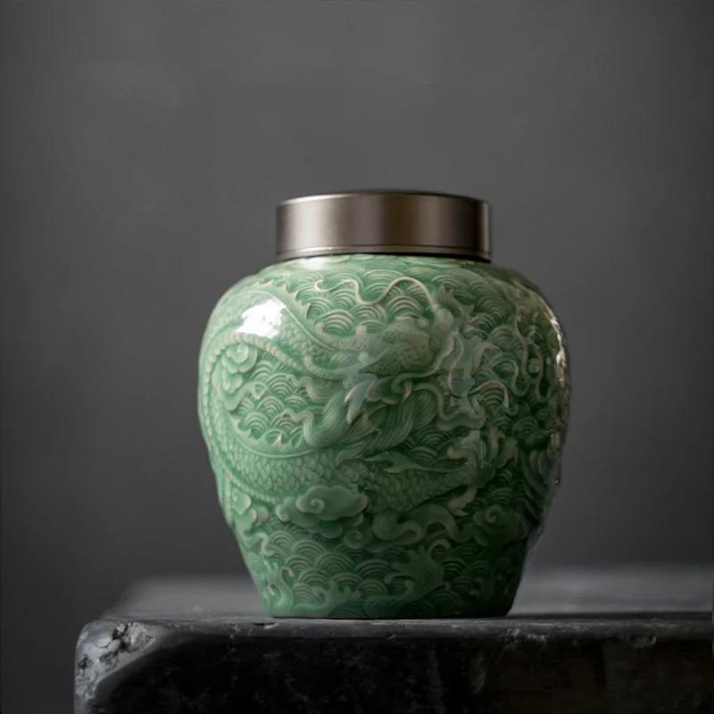 Urnas de cremación de cenizas humanas para mascotas, ataúd cinerario de cerámica, macetas de almacenamiento funerario, recuerdo, cremación de mascotas - imagen 5