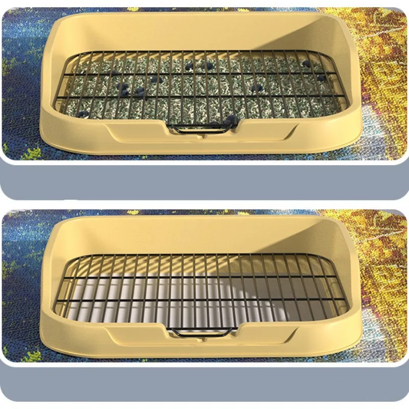 Dog Toilet Iron Frame Dogs Litter Box Puppy Training Indoor Dog Litter Box Washable Dogs Urinal Poop Basin Toilet Pet Supplies - imagen 5