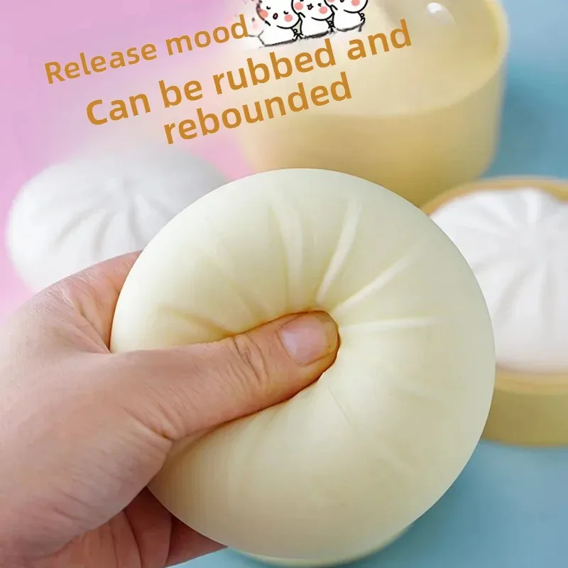 Simulación del día de mayo, bollos grandes al vapor, juguetes para aliviar el estrés de rebote lento, muñecas para aliviar el estrés divertidas y exprimibles de China - imagen 2