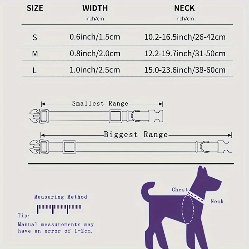 Juego de Collar para Perros, Collar para mascotas de poliéster ajustable con Estampado de Frutas y Anillos de Metal, Suministros duraderos y lavables para Mascotas - imagen 3