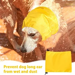 Gorro ducha impermeable protector orejas perros baño