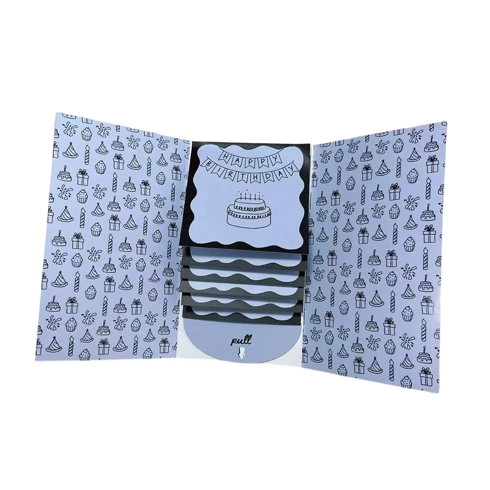 Waterfall Gift Card Booklet, Gift Card Holder, Storage, DIY Card Holder, Book