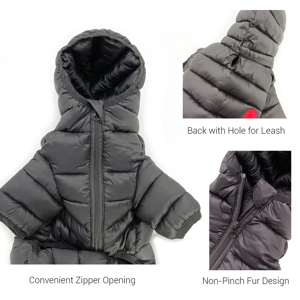 Mono de invierno para perros pequeños y medianos – Algodón acolchado suave y cálido - imagen 4