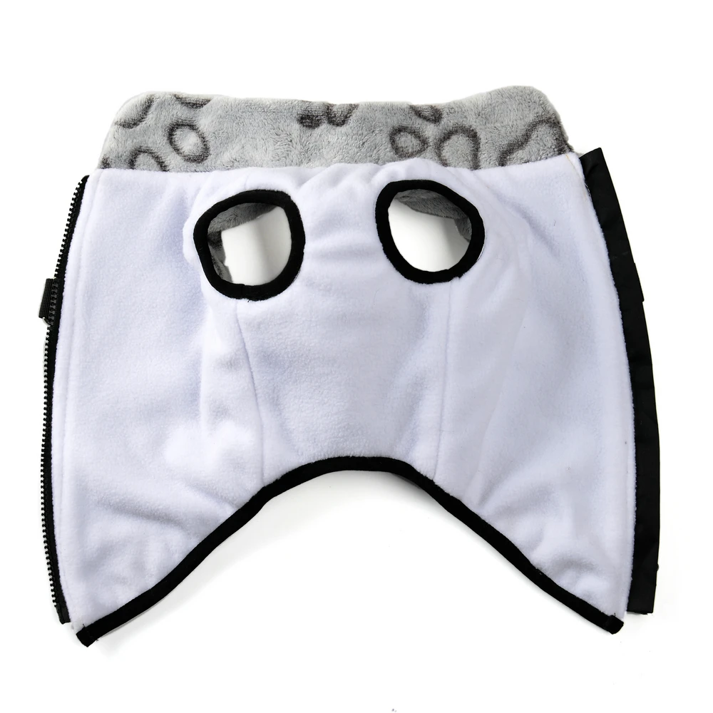 Autumn Winter Dog Clothes For Small Medium Dogs Cat Soft Fleece Paw Print Zipper Jacket Coat Chihuahua Yorkies Costume Clothing - imagen 4