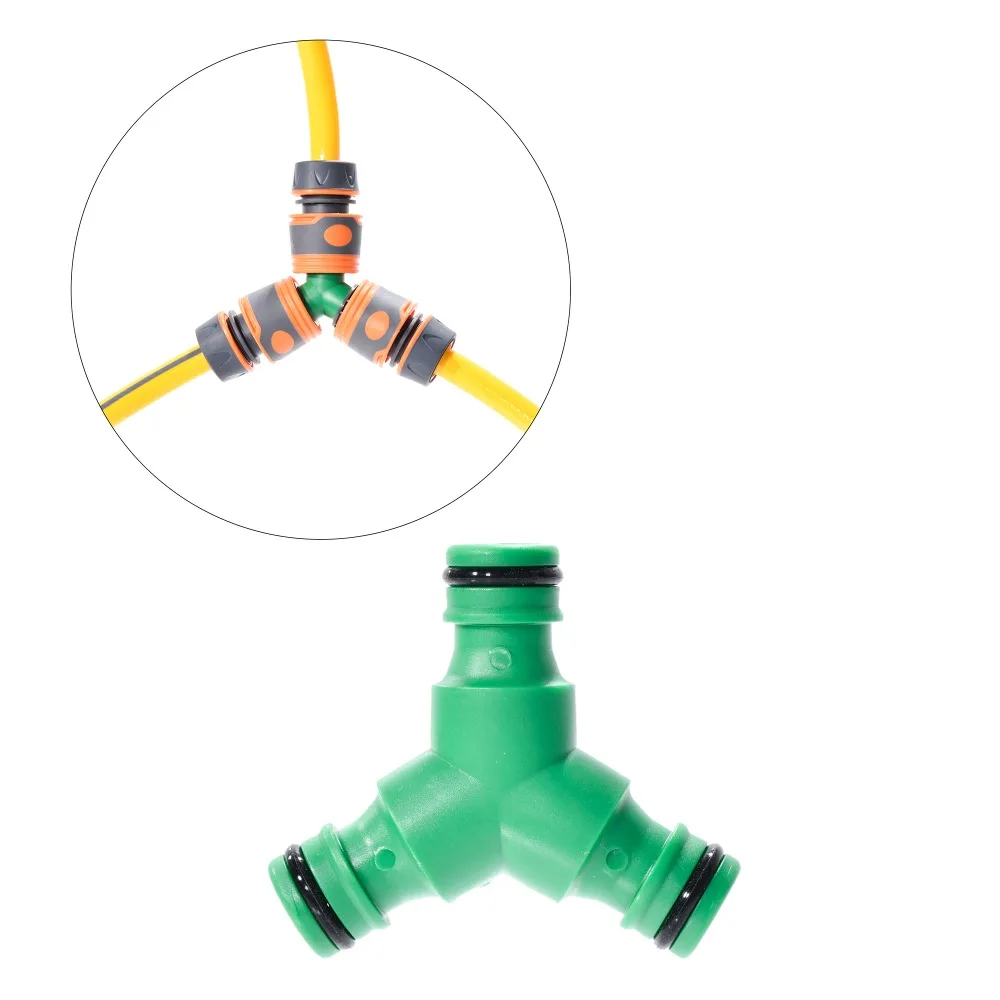 Conector de lengüeta para manguera de 3 vías, 1 unidad, con 3 uds., 1/2 ", juego de accesorios para manguera de jardín de conexión rápida para accesorios de riego - imagen 3