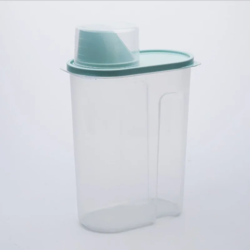 Cuenco para perros, contenedor de alimentación para mascotas, caja de comida para perros, cubo alimentador para gatos, barril de almacenamiento de alimentos, taza medidora, barril sellado de arroz de gran capacidad - imagen 4