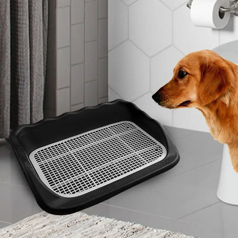 Bandeja portátil de entrenamiento para perros, orinal reutilizable con protección para pared, mantiene las patas secas y el suelo limpio, suministros para mascotas - imagen 4