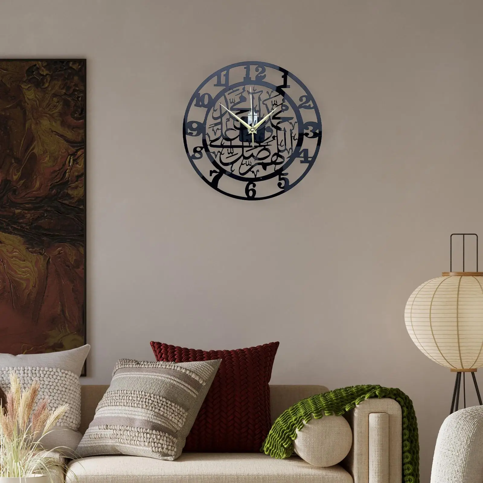 Acrylic Wall Clock Home Decor Gift Hanging Watch Clock 30cm Round Clock for Bedroom Christmas Hotel Anniversary Bathroom Acrylic Wall Clock Home Decor Gift Hanging Watch Clock 30cm Round Clock for Bedroom Christmas Hotel Anniversary Bathroom