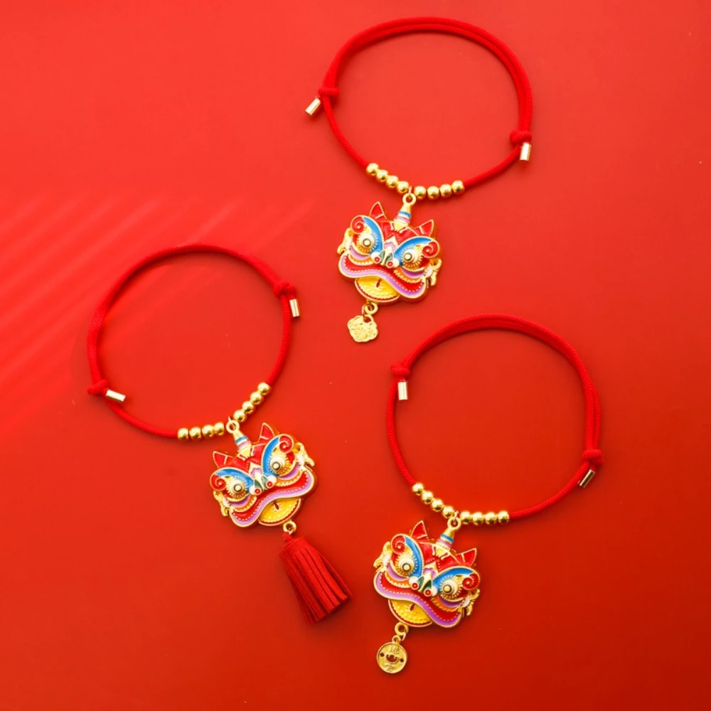 Collar trenzado rojo festivo para gatos y perros – Año Nuevo - imagen 5