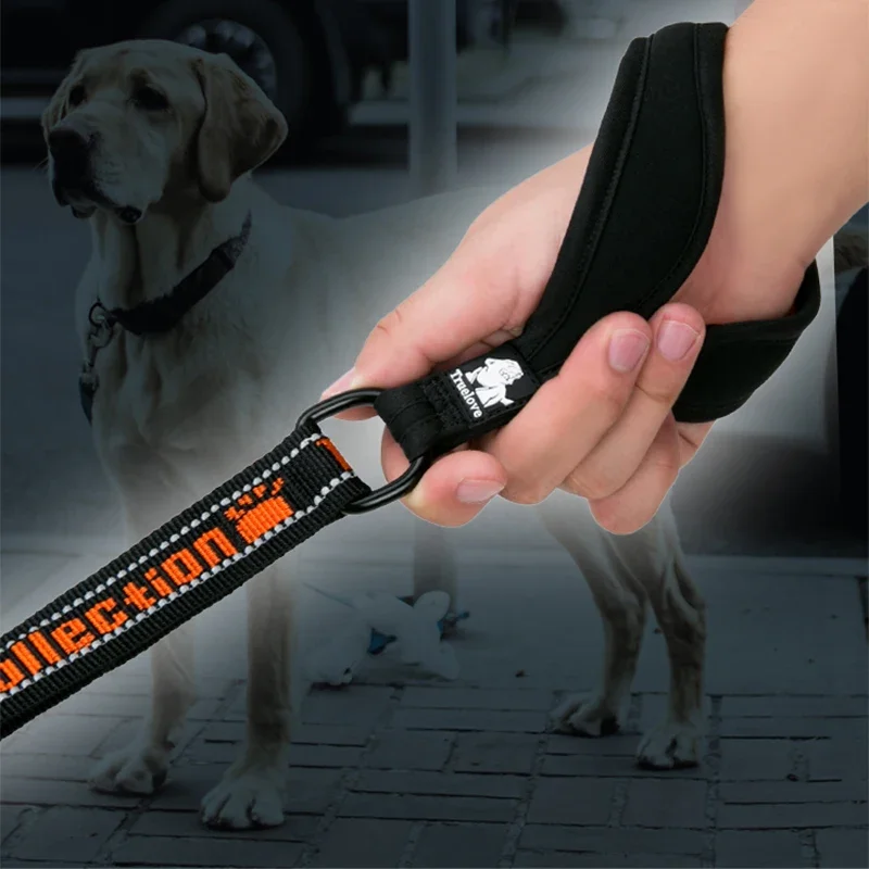 Winhyepet-Correa para perros de campo traviesa con mango acolchado, adiestramiento resistente, control de proximidad, correa para mascotas para perros pequeños, medianos y grandes - imagen 5