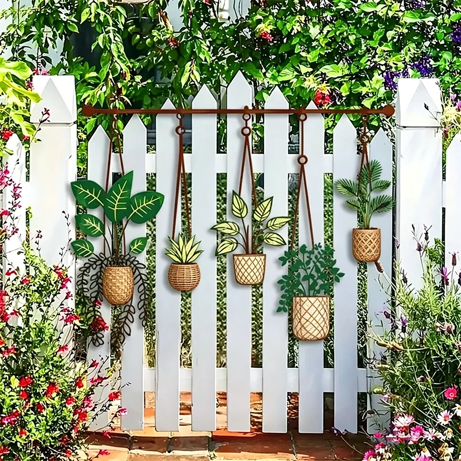 Decoración de Pared Metálica Creativa - Arte Colgante de Hierro 3D - imagen 5