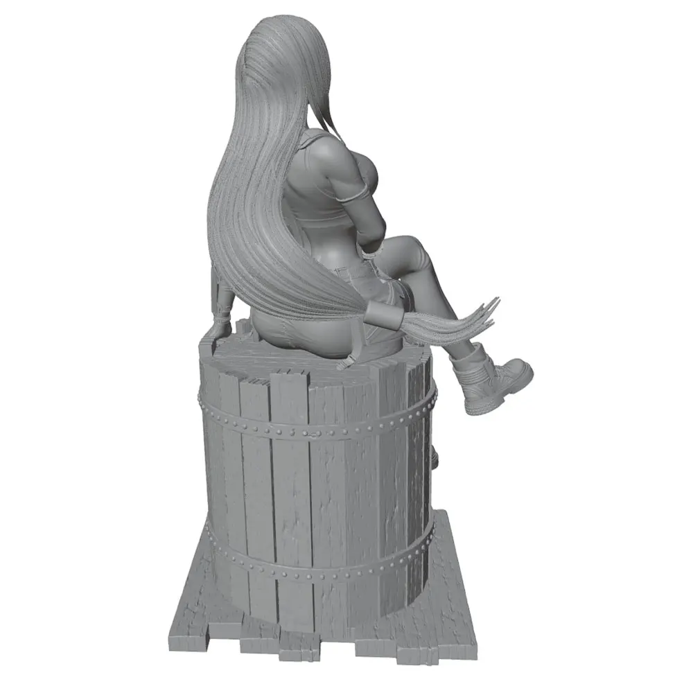 Kit miniatura resina impresa 3D chica sexy sin montar ni pintar - imagen 2