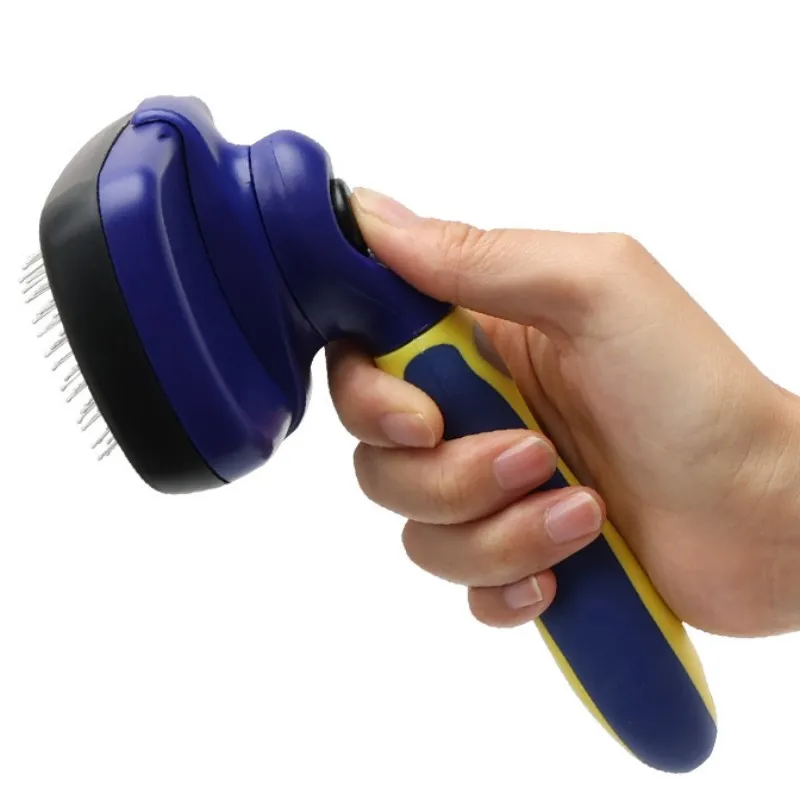 Cepillo de masaje para perros y gatos, peine automático de limpieza automática, recogedor de lana, productos para mascotas - imagen 2