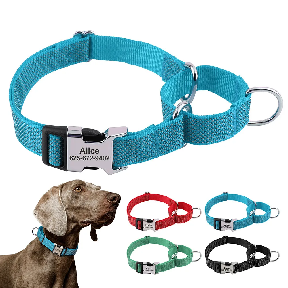 Collar martingale personalizado perro reflectante sin estrangulamiento - imagen 2