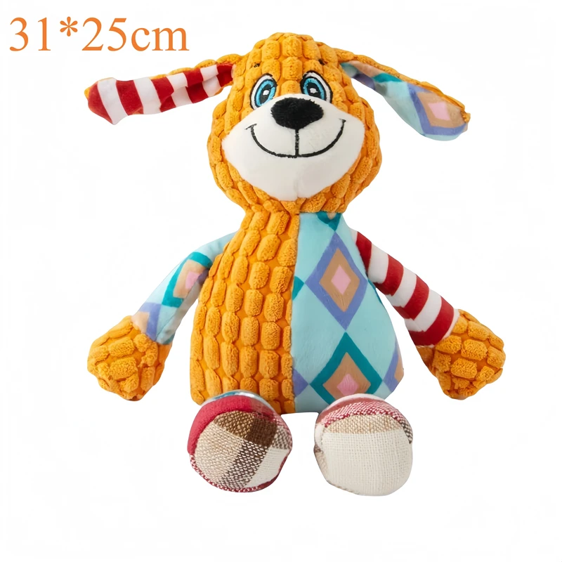 Juguete de peluche para mascotas, rompecabezas para perros y gatos, animales bonitos, resistente a mordeduras, interactivo, chirriante, limpieza de dientes de perro, juguete para masticar, suministros para mascotas - imagen 5
