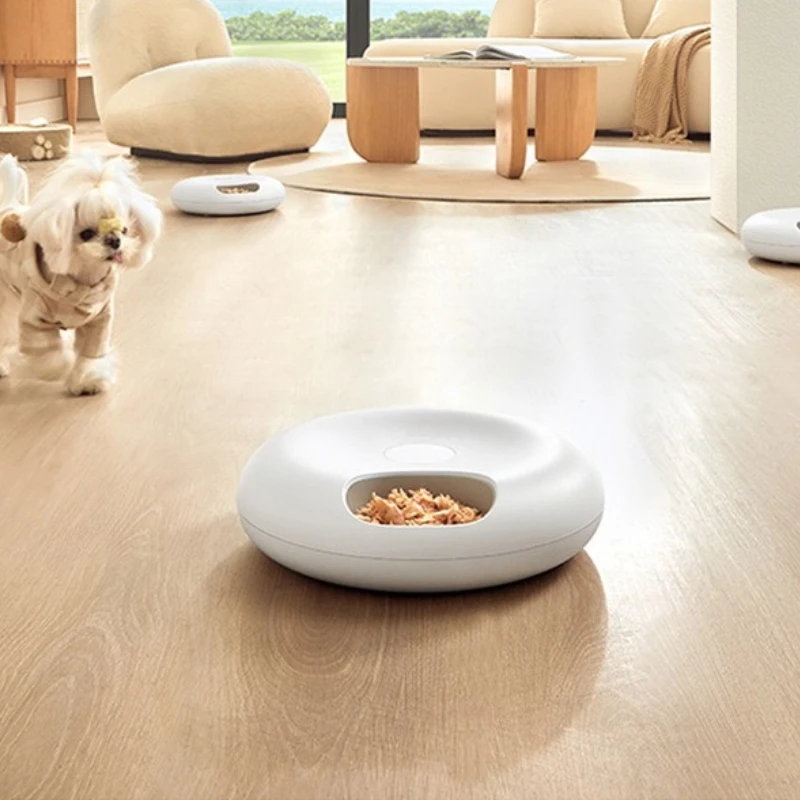 Comedero automático para gatos, accesorios inteligentes para gatos, comederos para perros pequeños, cuenco de alimentación dietética para gatitos, suministros para comederos para gatos y cachorros - imagen 5