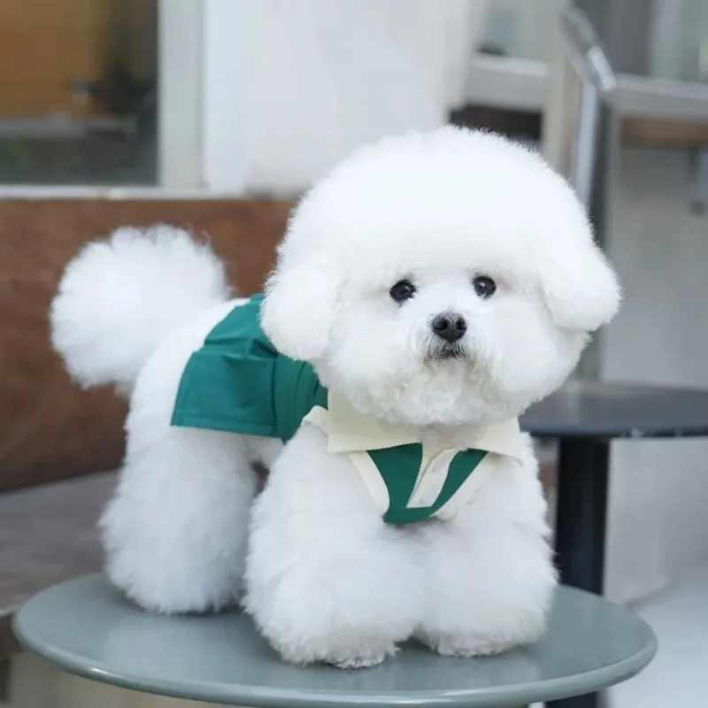 Vestido deportivo de tenis para mascotas, ropa sin mangas para perros, vestido de tenis, ropa de verano para mascotas, camiseta sin mangas dulce, vestidos para perros pequeños - imagen 3