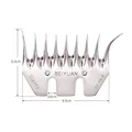 9 tooth curved
