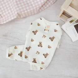 Camiseta sin mangas para perros y gatos - tejido waffle, primavera