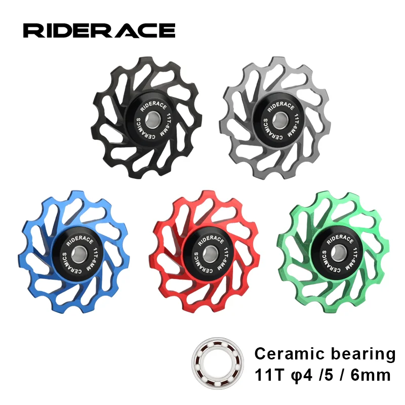 Polea cerámica desviador trasero para bicicleta de carretera y montaña