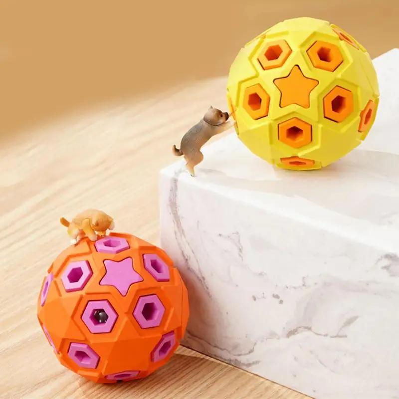 Pelota de goma resistente para perros, juguetes para masticar, entrenamiento de lanzamiento al aire libre, suministros para mascotas - imagen 2