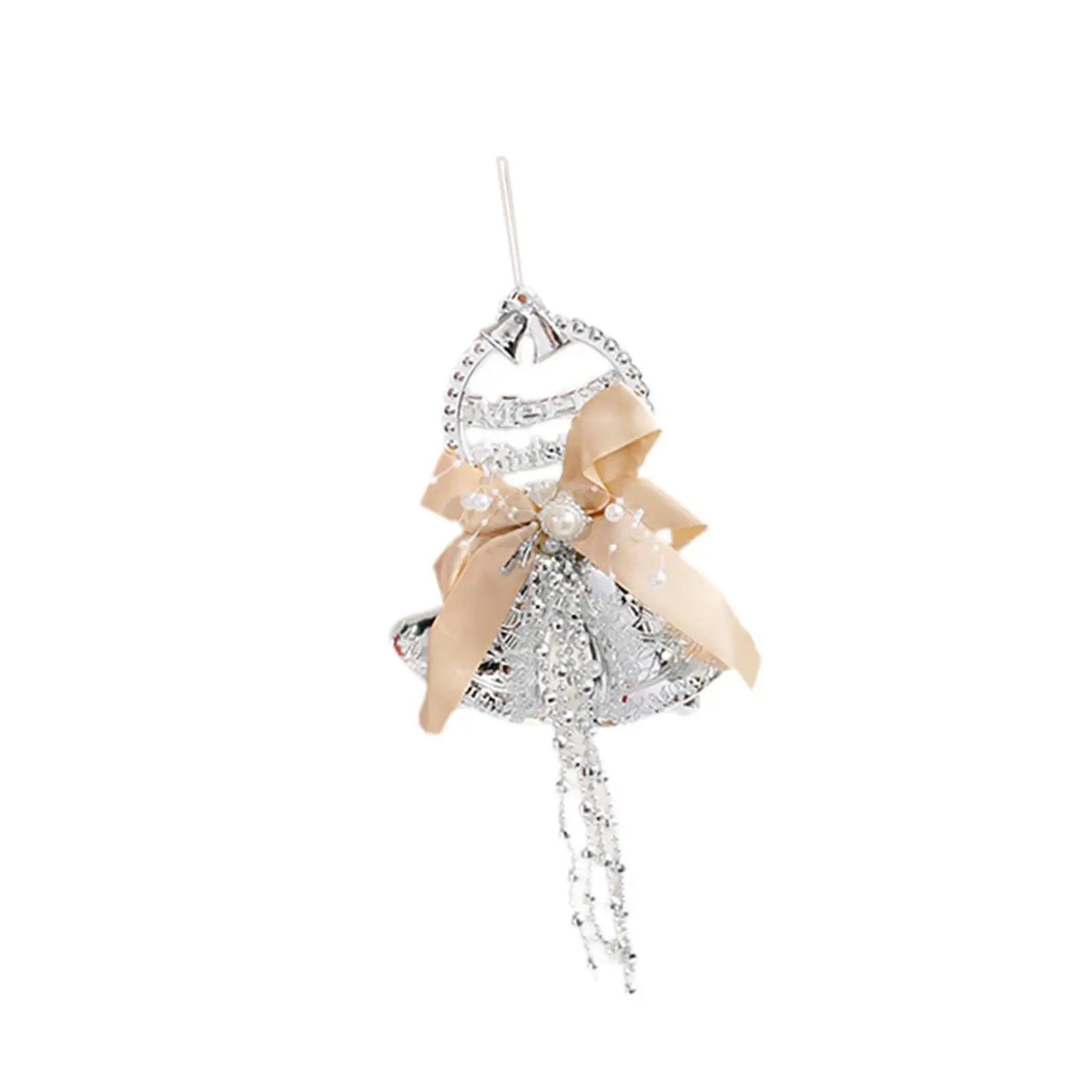 Christmas Bell Ornament Christmas Tree Pendant Festival Charm DIY Decorating Xmas Pendant for Wall Dorm Winter Door Farmhouse