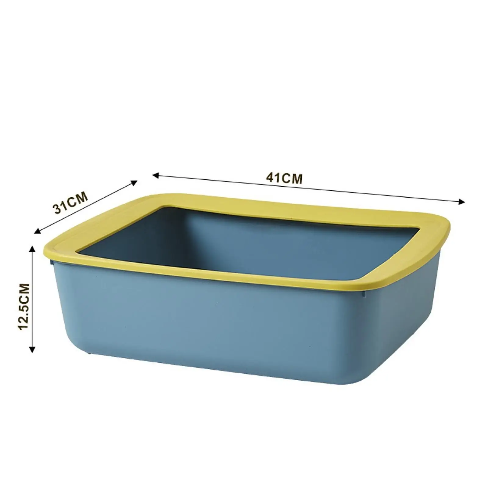Cats Litter Basin Cat Bedpan Splashproof Cat Sandbox for Rabbits Kitten