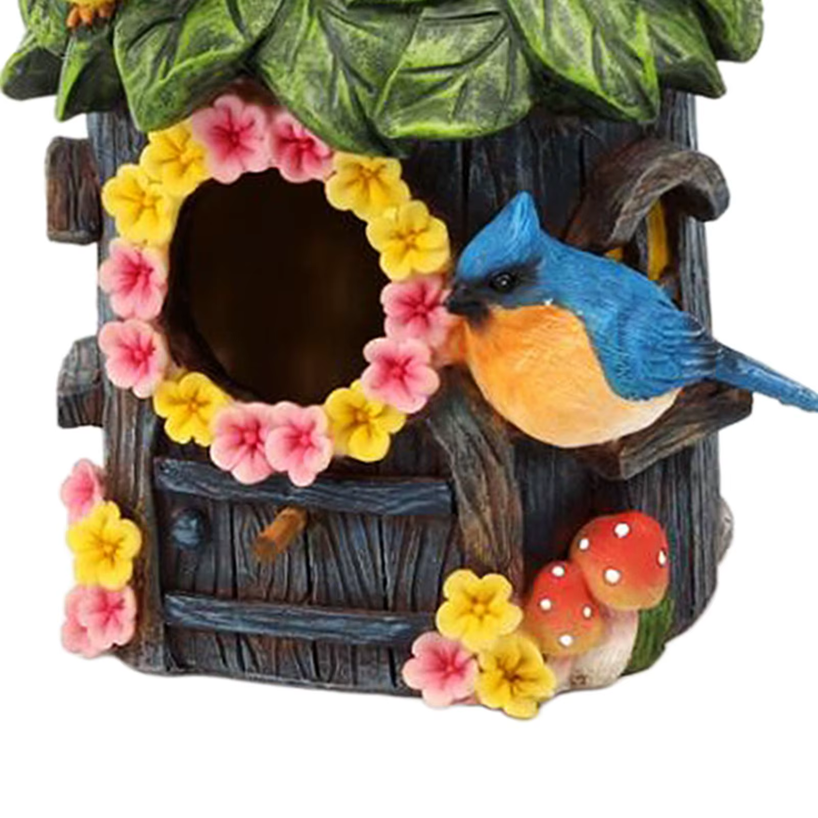 Casa nido colgante 2 en 1 para pájaros pequeños - imagen 4