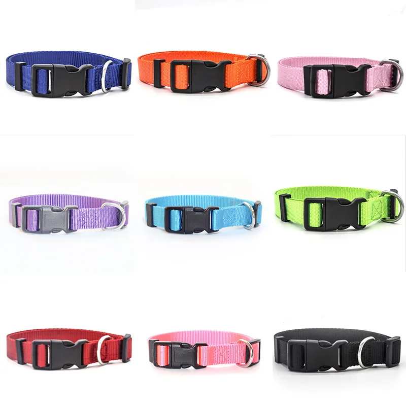 Collares ajustables para mascotas, Collar de nailon para cachorros y gatitos, banda para el cuello fuerte y duradera, adecuado para perros y gatos pequeños y medianos - imagen 2