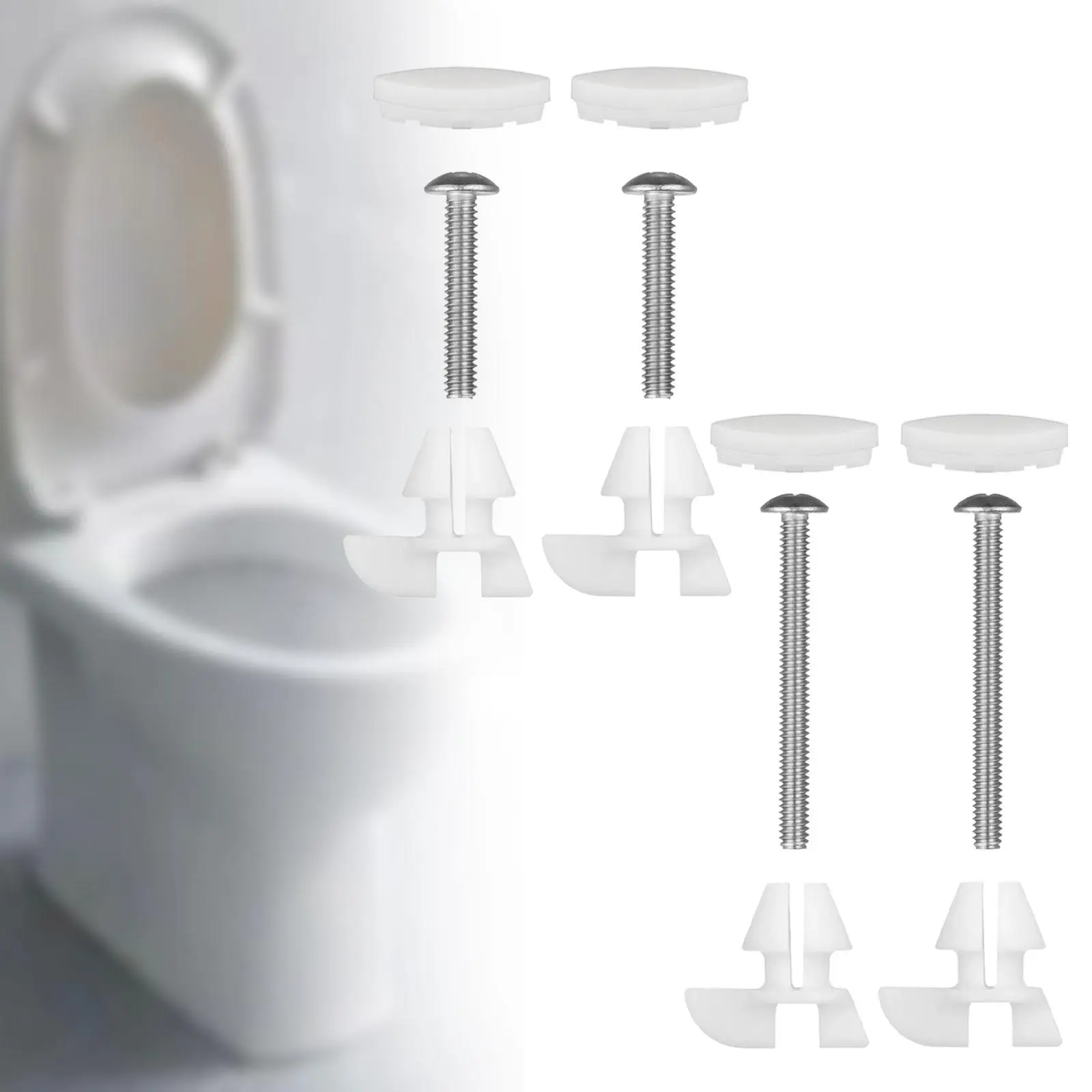 Kit reparación tornillos asiento inodoro para perro – Silencioso y fácil - imagen 4